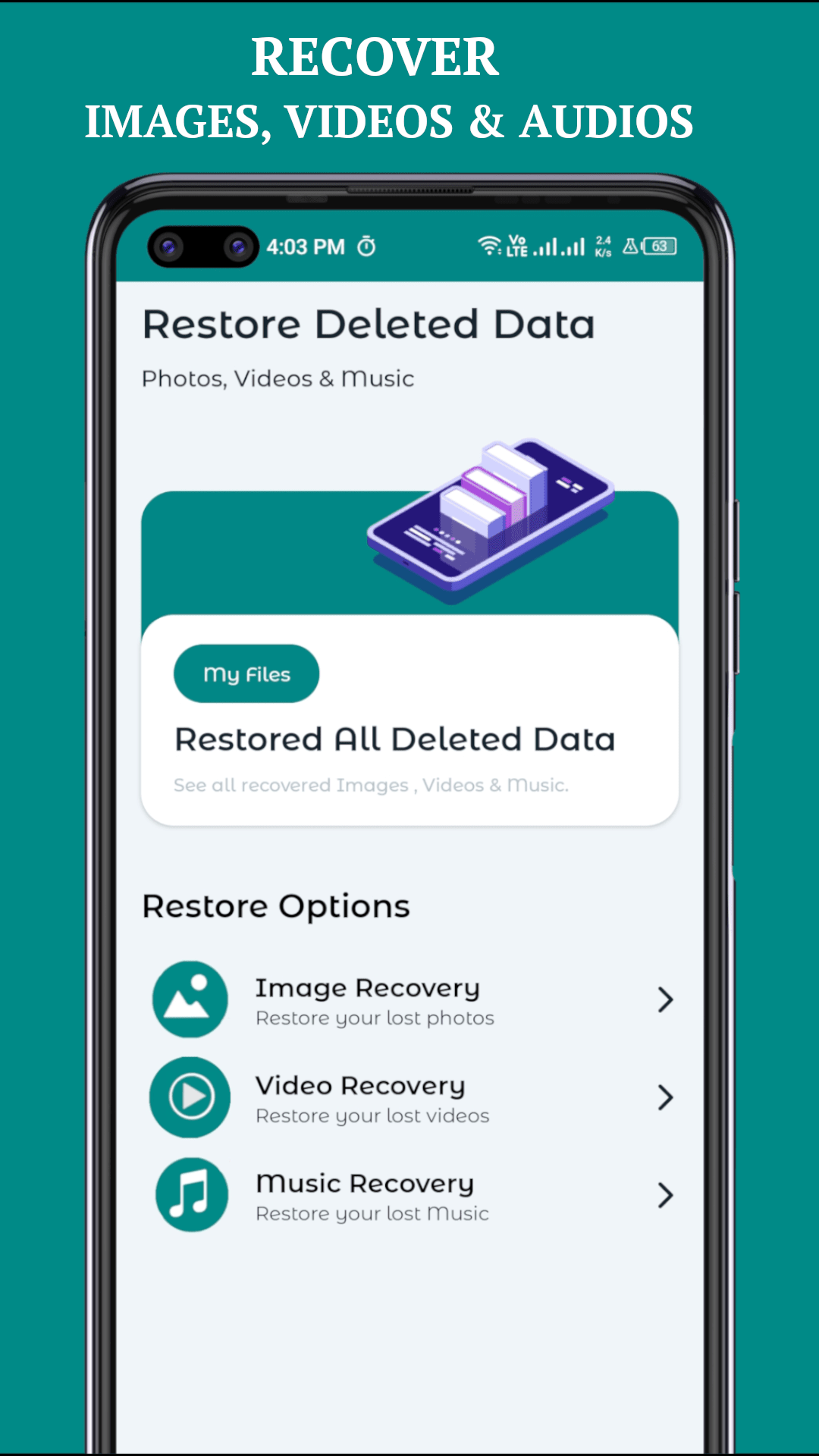 Deleted Photos, Videos & Audio Recovery - App on Amazon Appstore