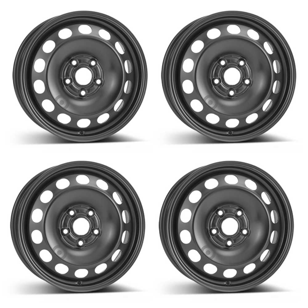 4x Alcar Stahlfelgen 4-8667 6.5Jx16 ET46 5x112 kompatibel mit Volkswagen Golf