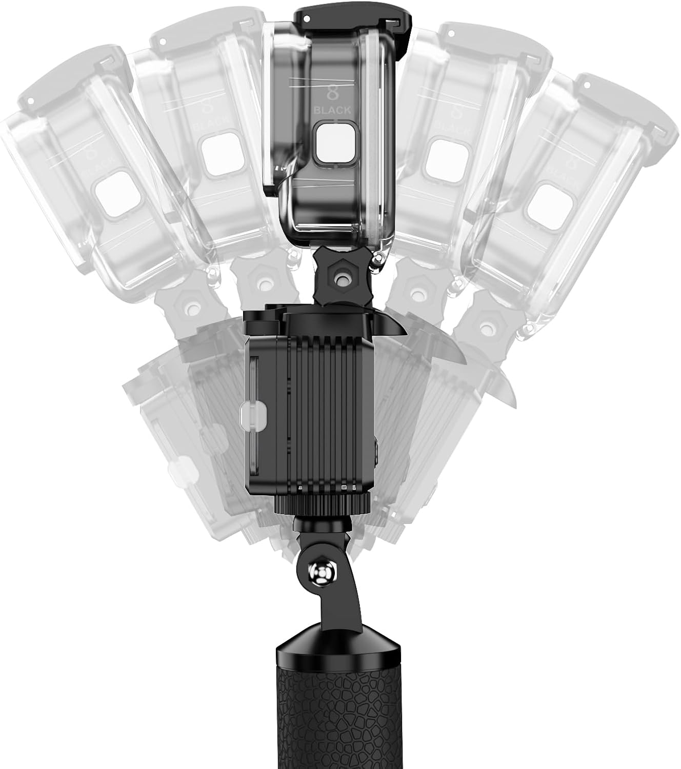 Professional 3-in-1 Dive Bundle: 40m Waterproof Case Compatible with GoPro Hero 9-13, 48-LED Adjustable Dive Light with 7 Modes & Floating Grip – Includes 3 Color Filters (D-104 Set)