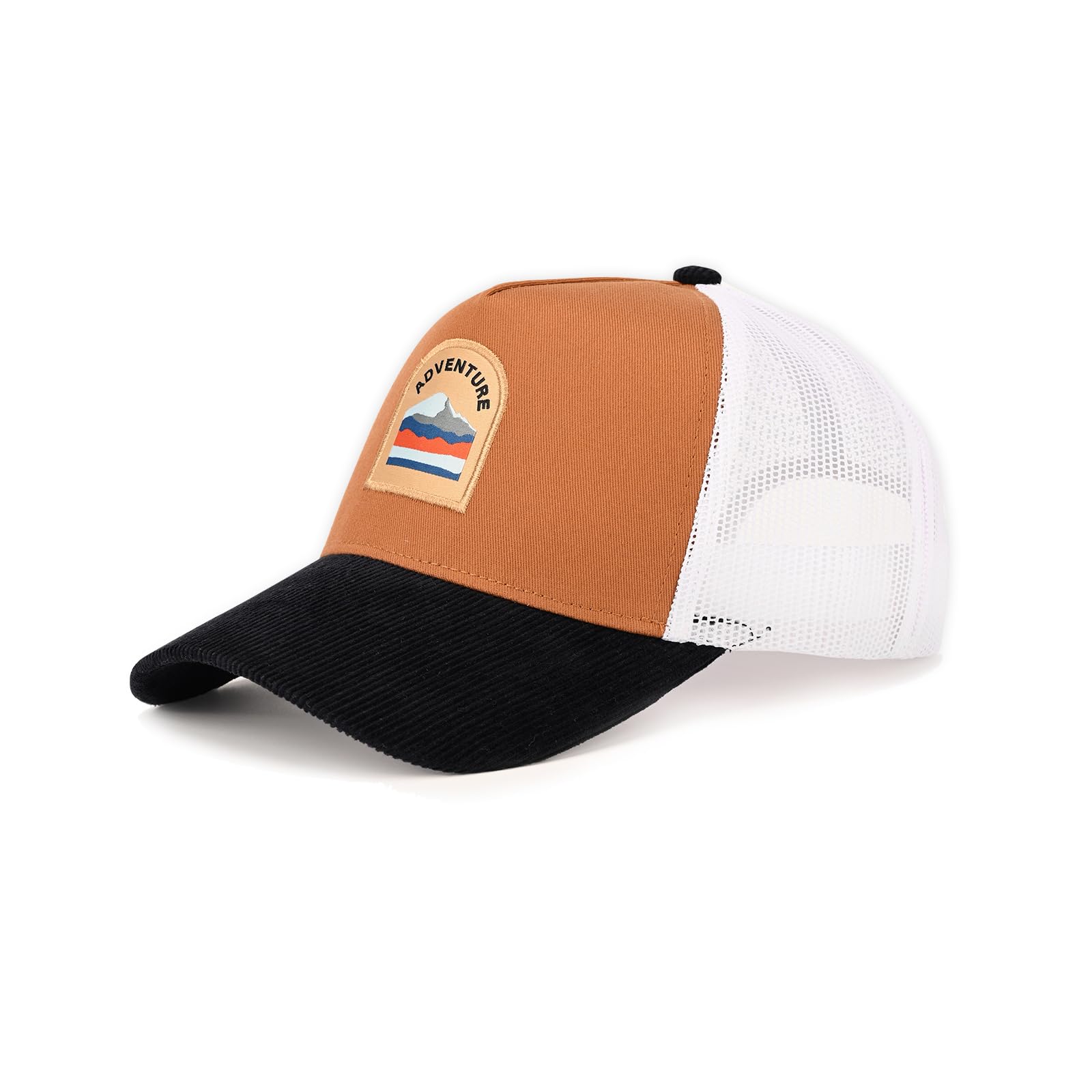 Feathers Cotton Cap for Men & Women | Adjustable Unisex Trucker Hat | Cotton Twill Front & Mesh Back | Styles Caps for Men | Breathable Outdoor Running, Gym & Travel Hats-picture-21