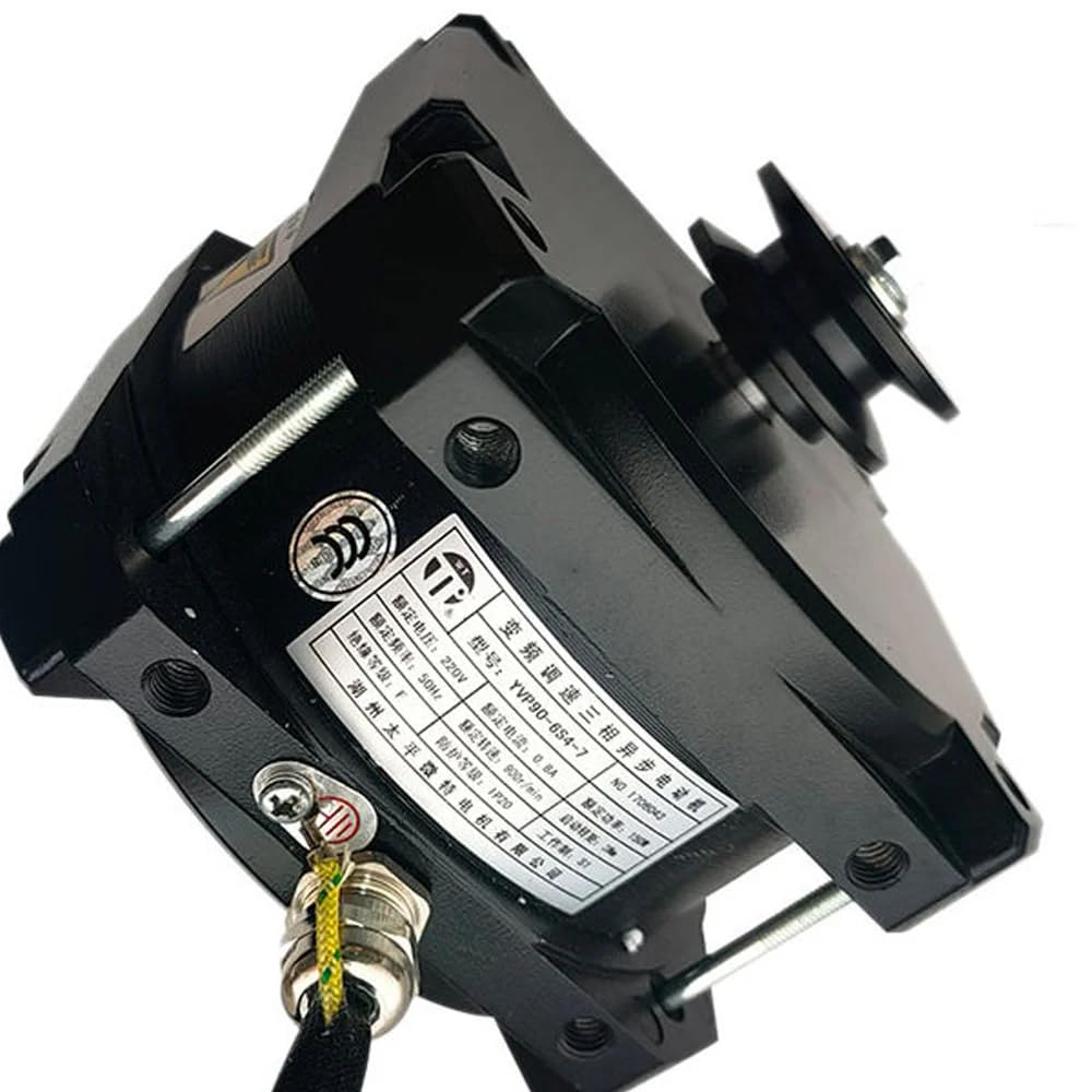 Toplionace Motore per Porta Ascensore 220V, A Velocità Variabile, Trifase Asincrono, con Regolazione Della Frequenza, Componenti per Ascensore（70mm）