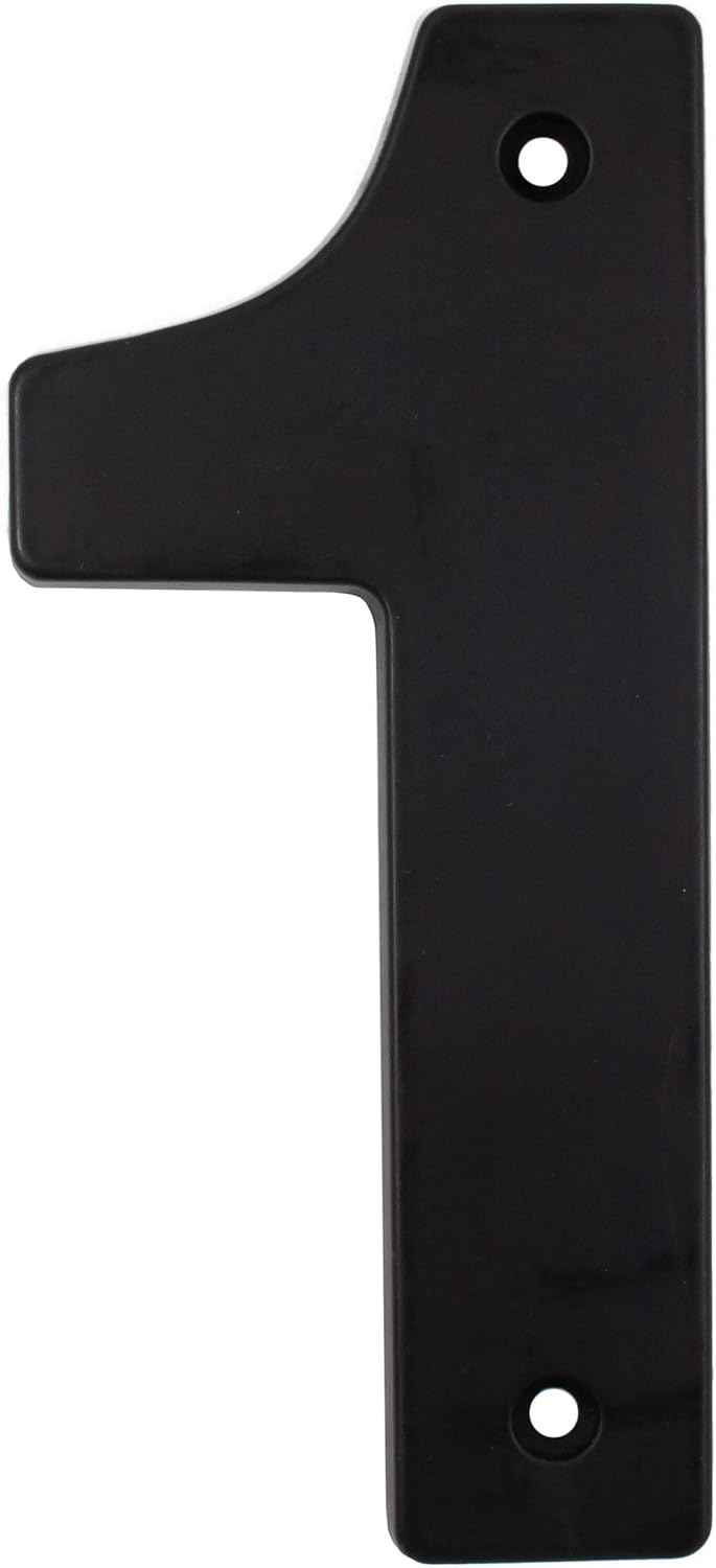 Stone Harbor Hardware Contemporary House Number, #1, 5 Inches, Satin Nickel