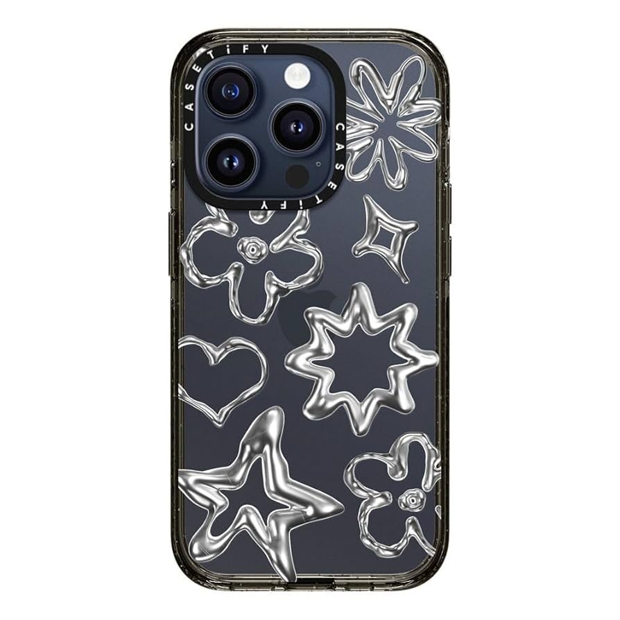 casetify Chrome Doodles iPhone16e スマホケース CASSETIFY iPhone 16 Chrome Doodles ケース - メルカリ