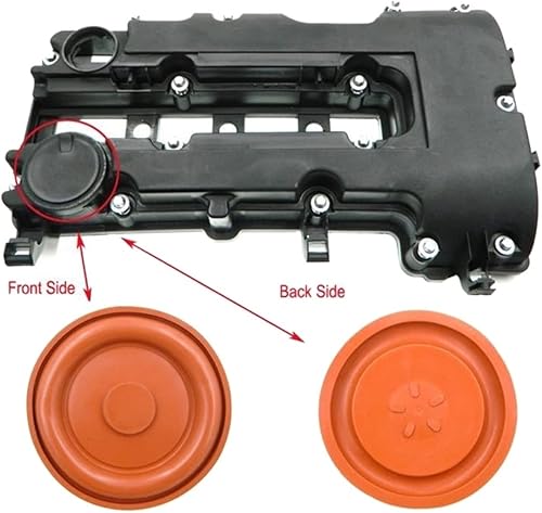 Miniatura 5 de jfqm - Cubierta de válvula de motor de membrana de diafragma de válvula PCV apta para GM Fit para Chevy Fit para Cruze Fit para Sonic Fit para Trax