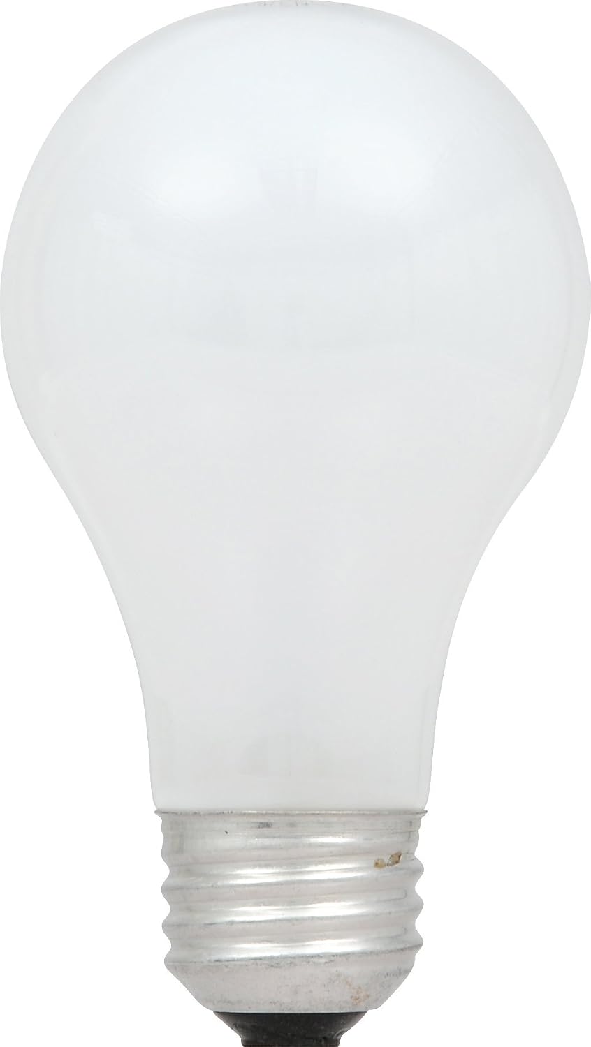 SYLVANIA Halogen A19 Light Bulb, 100W Equivalent, E26 Medium Base, 2800K Soft White, 4 pack
