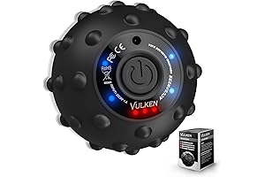 Vulken Acusphere: 4-Speed Vibrating Massage Ball for Enhanced Muscle Recovery and Pain Relief