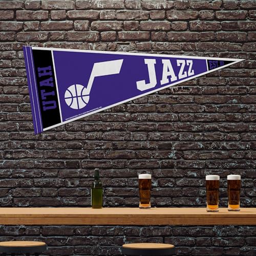 Image of Rico Industries NBA Basketball 12 inch x 30 inch Felt Wall Decor Pennant - Great for Home /Bed Room /Man Cave Decor