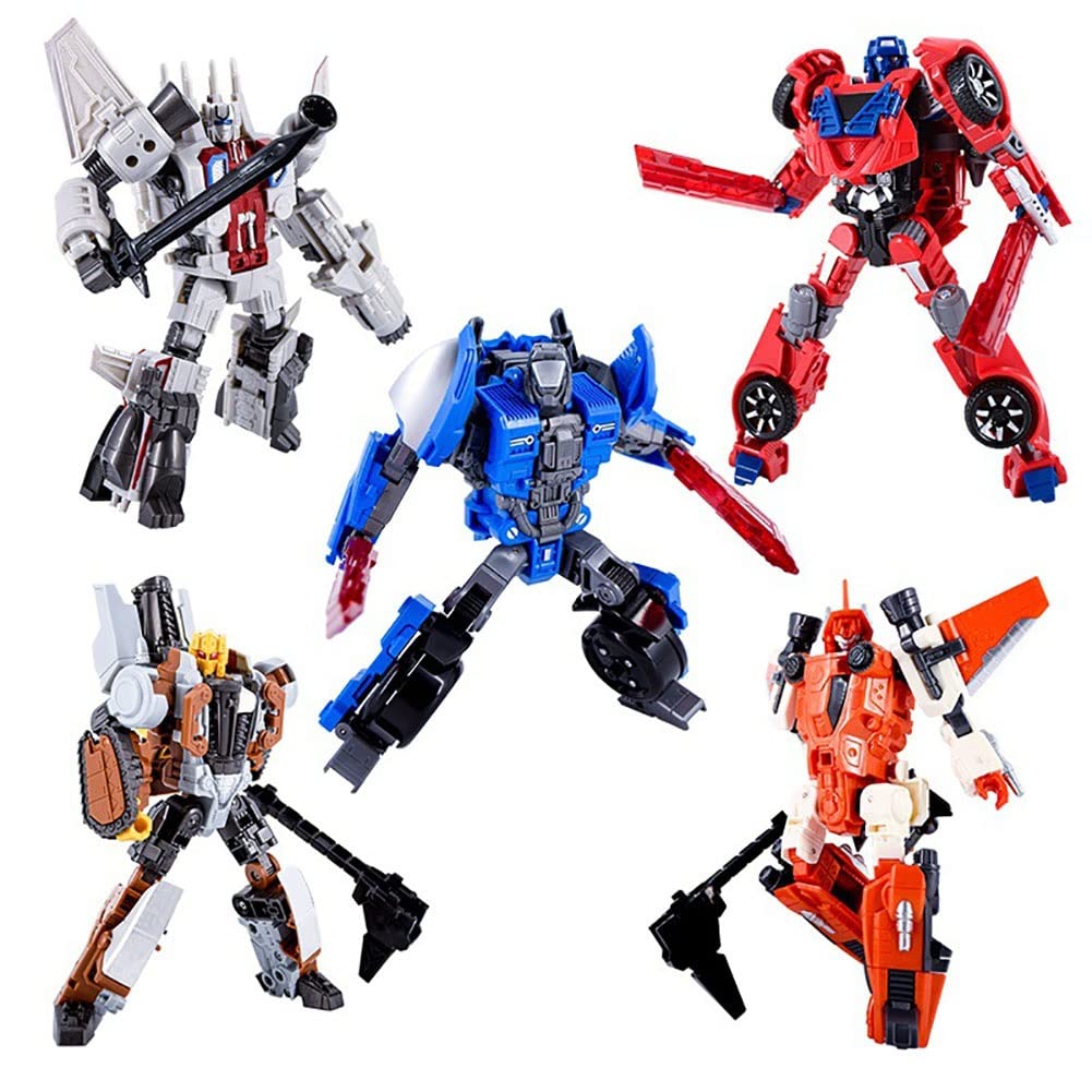 クラフトマントイズ 5体セット トランスフォーマー Amazon.co.jp: トランスフォーマーのおもちゃ, 5 in 1変換ロボット
