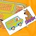 Popfunk Scooby-Doo Mystery Machine Cartoon T-Shirt & Stickers (XX-Large)