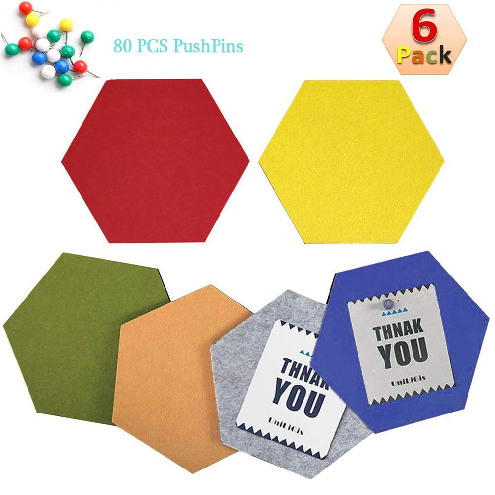 Bacheca in Feltro Piastrella autoadesiva in feltro fai-da-te con 35 perni, adatta for tabelloni for decorazioni murali/pareti fotografiche (Color : A3, Size : 6pcs