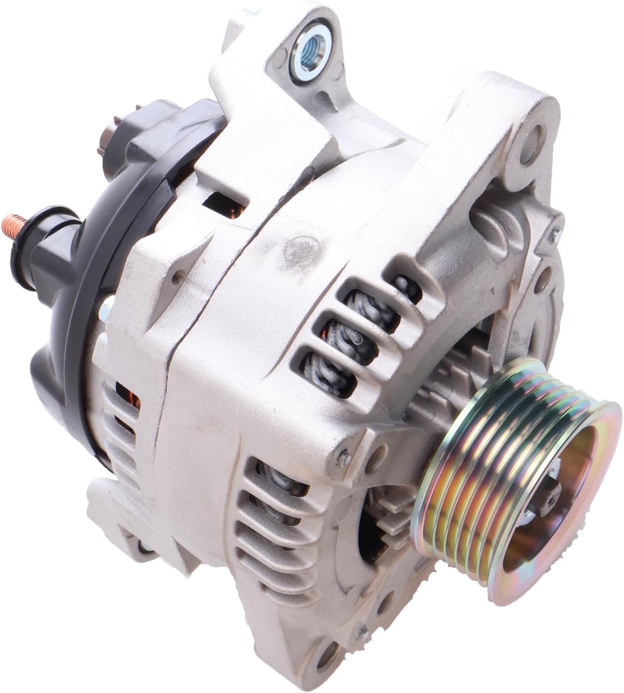 Alternator Compatible with 2015-2016 Hyundai Sonata/2017 Hyundai Santa Fe/2016 Kia Optima, Replace OE: 104211-8790, 37300-2G061