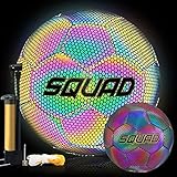 fußball livestream heute 【Einzigartige Geschenke】 Suchen Sie ein besonderes Geschenk für Ihr Kind? Dieser Fußball ist nicht nur ein Fußball, sondern auch ein Fußball, der nachts mit holografischem Licht gespielt werden kann, er sieht cool aus, besonders praktisches Fußballgeschenk, sehr gut geeignet für Fußballliebhaber, warum sollten Sie ihn verpassen?