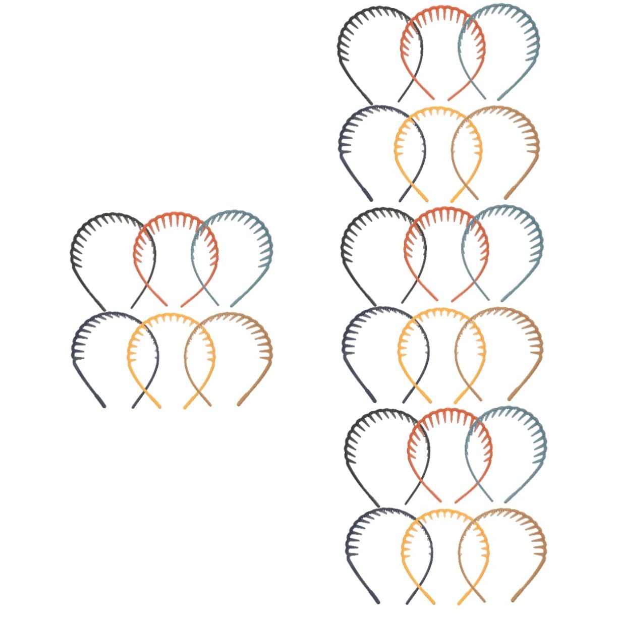 Healeved Stk gezahntes Stirnband kinder stirnband breites haarband party haarreif Männer-Bandana Mädchen loses Haar Stirnband kopfschmuck Stirnband- Stirnbänder für Männer Plastik