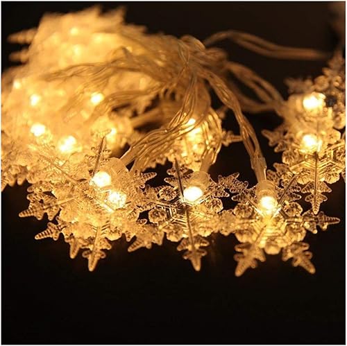 Miniatura 4 de Guirnalda de luces de noche de 12 pies con alimentación USB, 8 modos, cortina de copo de nieve, luz nocturna de carámbanos, perfecta para Navidad,
