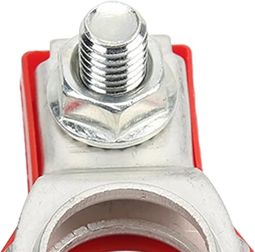 Miniatura 7 de Terminal de batería de coche, 2 unidades, positivo negativo, juego de terminales de batería 243407F000 243407F001 Reemplazo de abrazadera de