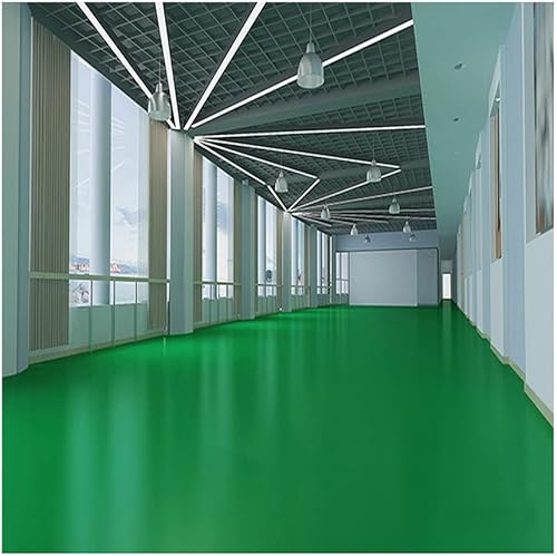 Rollos de PVC para suelos de PVC verde cubierta de piso de la sala de baile fácil de pegar y pelar grosor de 06 pulgadas tamaño 66 x 656ft