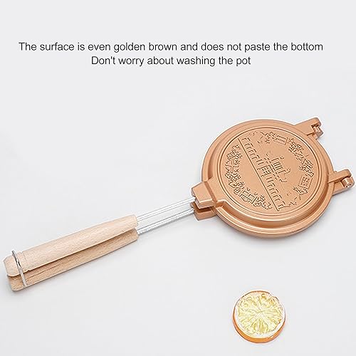 Miniatura 2 de Sartén para hornear sándwiches de doble cara, máquina de sándwiches calientes con mango desmontable, sartén para panqueques de desayuno, tostadas,