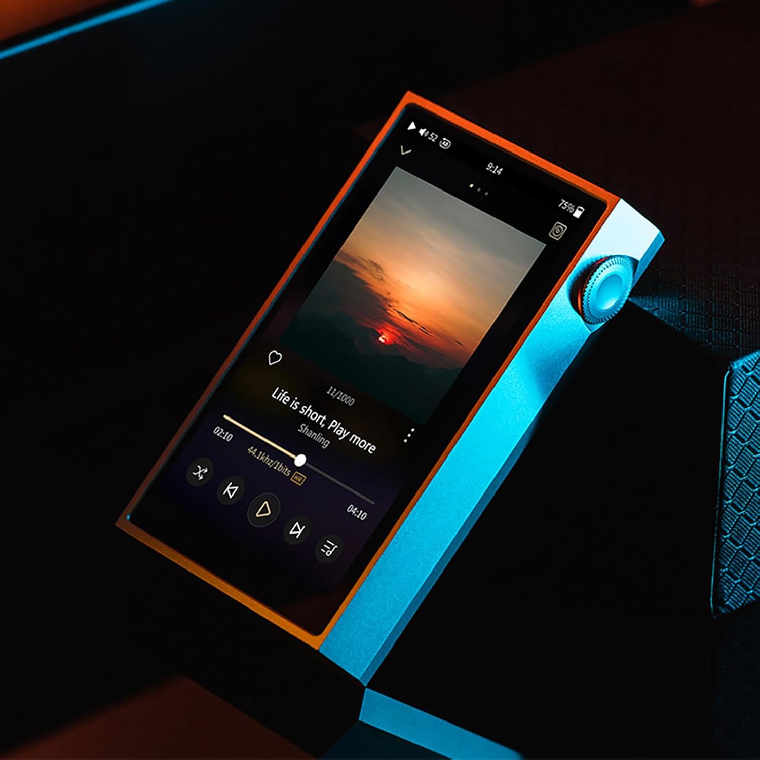 SHANLING M5 Ultra Protable Music Player,Pure Sound Audio Player,AK4191EQ+AK4499EX DAC, 768 kHz/32bit, DSD512,1100mW@32Ω Output,MTouch 4.0 OS,WiFi DLNA AirPlay,Bluetooth5.2,4.7-in Screen (Black)