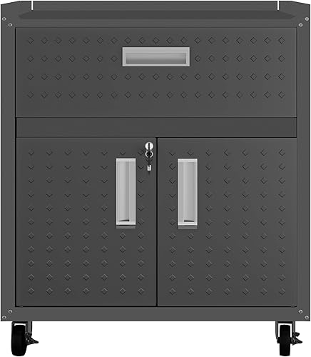 Miniatura 22 de Manhattan Comfort Fortress - Unidades de almacenamiento, color gris carbón Gris carbón,Blanco,Negro/Gris,Gris,https://www.amazon.com/dp/undefined