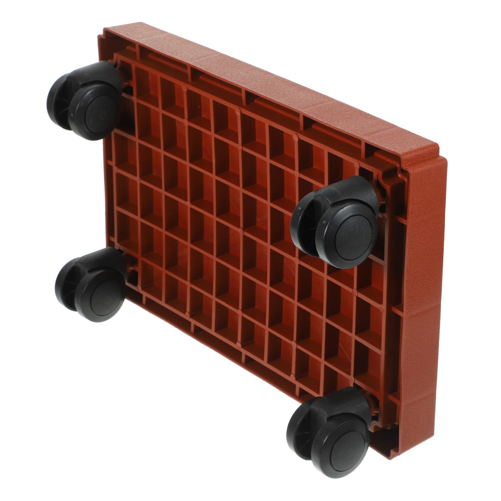 Wakauto Movable Plant Tray with Wheels Heavy Duty Plant Dolly for Use Versatile Flowerpot Coaster Lightweight Design for Easy Plant Relocation