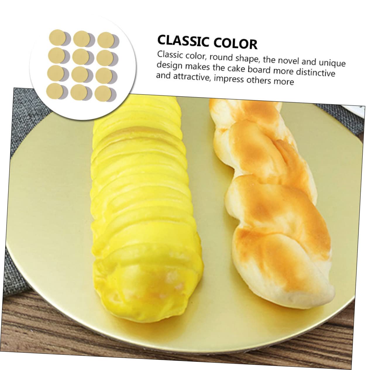 BELLIFFY 12 pcs Multi Tiered Cake Drums Paper Cake Boards for Weddings Birthdays and Celebrations Thick