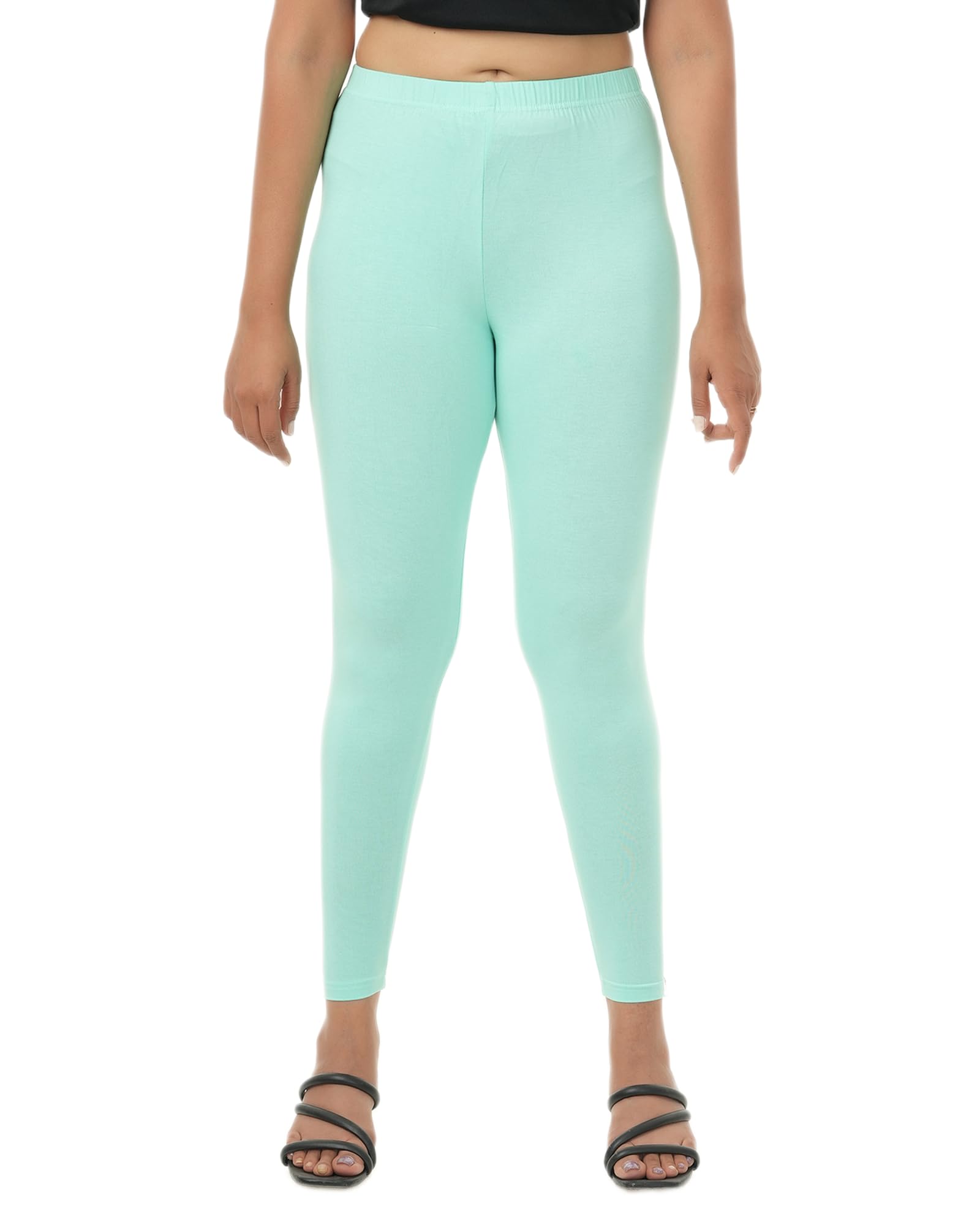 Loveit Womens Breathable Viscose Ankle Length Stretch Leggings-image-3