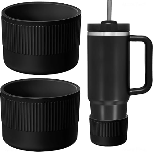 NiHome Stanley IceFlow - Bota de silicona sin BPA, funda antideslizante para vasos Stanley Quencher H2.0 de 40 oz30 oz20 onzas, Stanley IceFlow 30