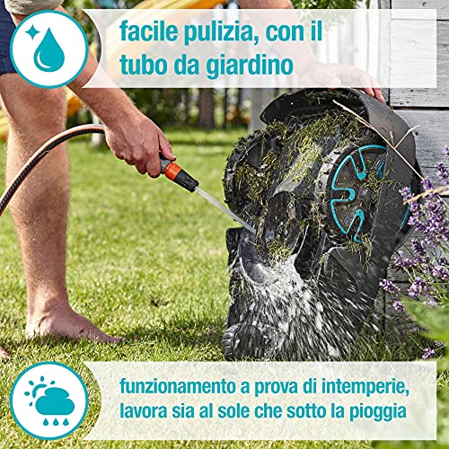 Gardena Sileno City 300 Robot Rasaerba Fino A 300 M² Di Superficie Di Prato, Grigio - Image 5