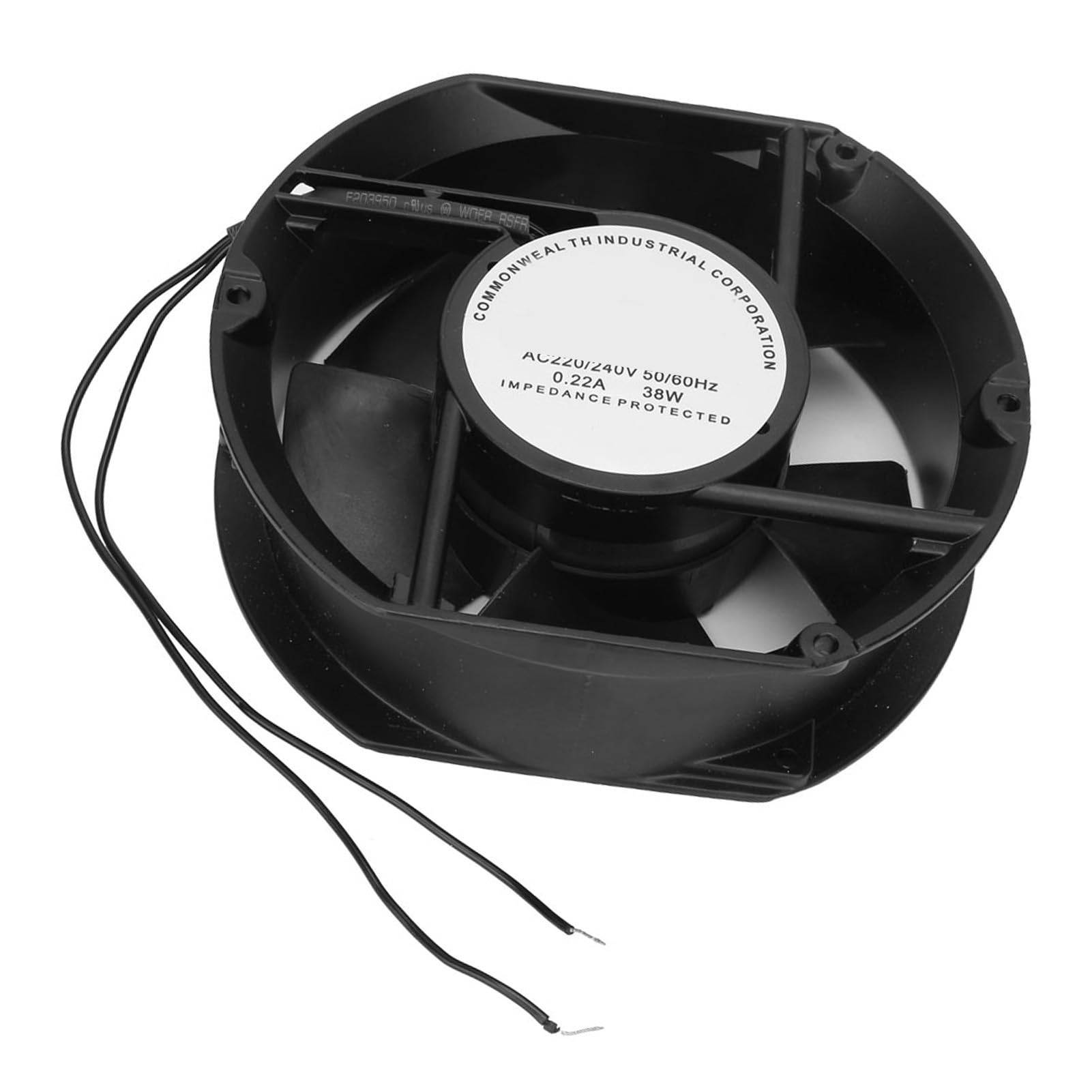 Ventilatore Assiale AC220V 38W Cuscinetto a Sfera Ovale Ventilazione e Raffreddamento 172x150x50mm 2700 3100 RPM