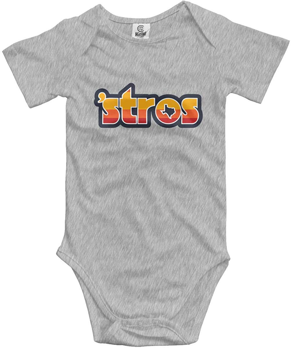 Pengshiliu Climbing Bodysuit Astro Inspired Stros Throwback Infant Climbing Short-Sleeve Onesie Jumpsuit Romper - Gray