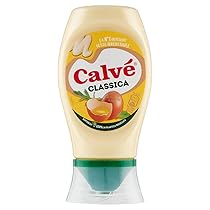 Calvé Maionese Classica, Formato 250 ml, Maionese Calvé Classica con Olio di Semi di Girasole, Ideale per Sandwich e Tartine, Senza Conservanti e Senza Zuccheri, Senza Glutine, Vegetariano