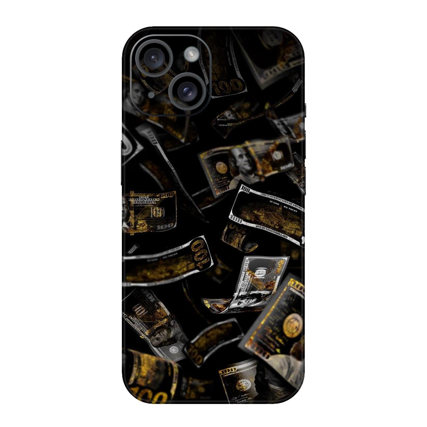 Mobile Skin Sticker Compatible with Apple iPhone 15 Skin Not Back Cover, Camera & Back Protector Mobile Skin Wrap; Apple 15-KE-17-image-6