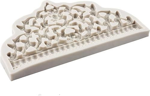 Miniatura 4 de MINFEIDMS Molde de corona de fondant, molde de silicona para decoración de tartas, decoración de cupcakes, pasta de goma de chocolate, arcilla