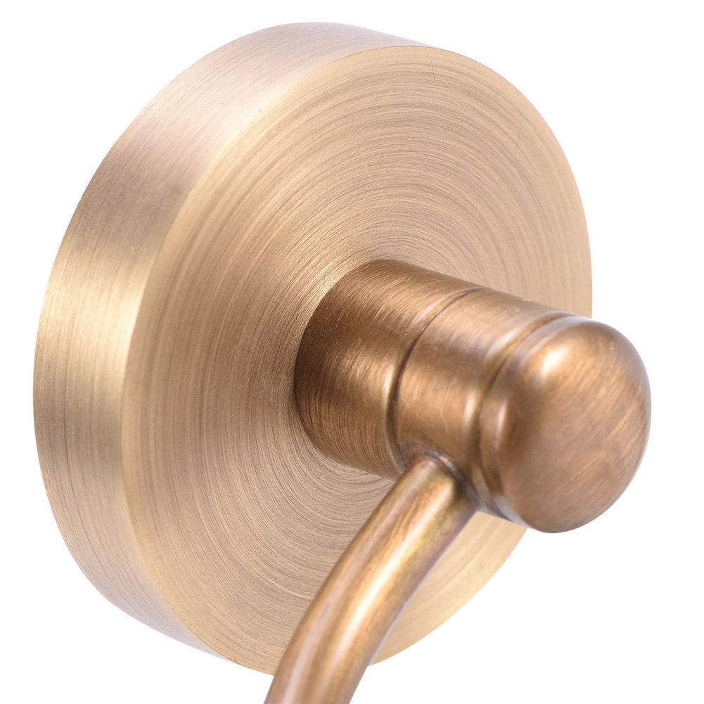 Support pour Sèche-Cheveux Design Antique Support Mural en Laiton Massif