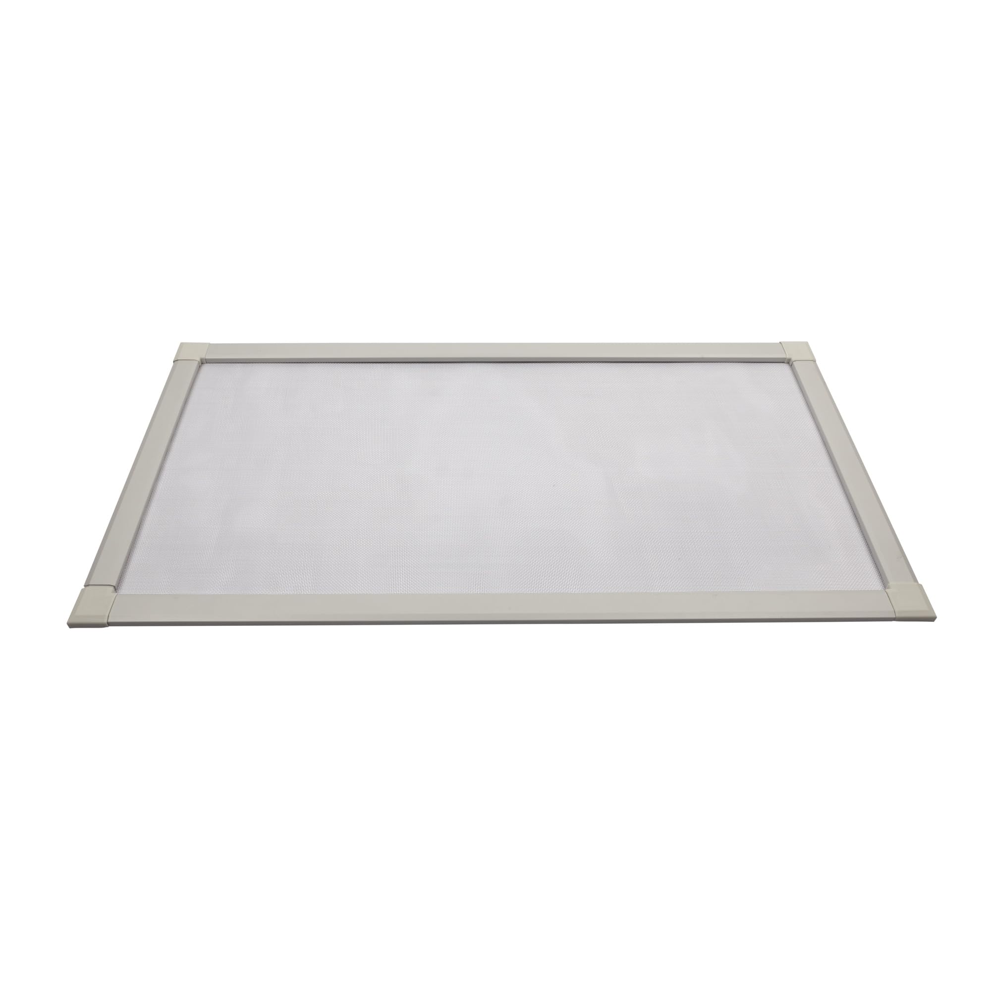 Windhager Lichtschachtabdeckung, teleskopierbar, 80-140 cm x 40-60 cm, Aluminiumrahmen, Edelstahlgewebe, 03130
