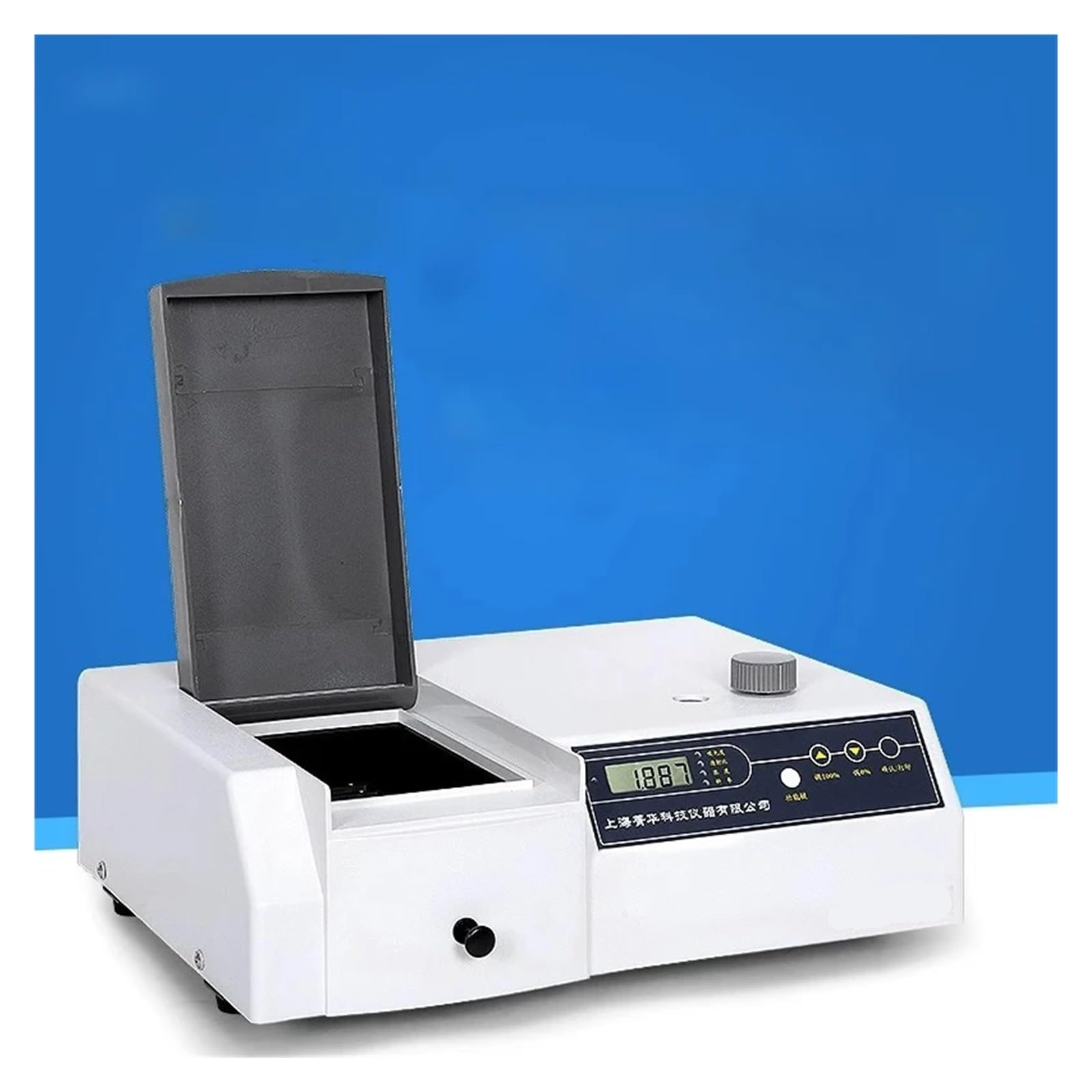 Sichtbares Spektrometer Wellenlänge 340-1000 nm Spektralphotometer Tester Desktop Digitalanzeige Photometer Modell 721 Schnellkalibrierung