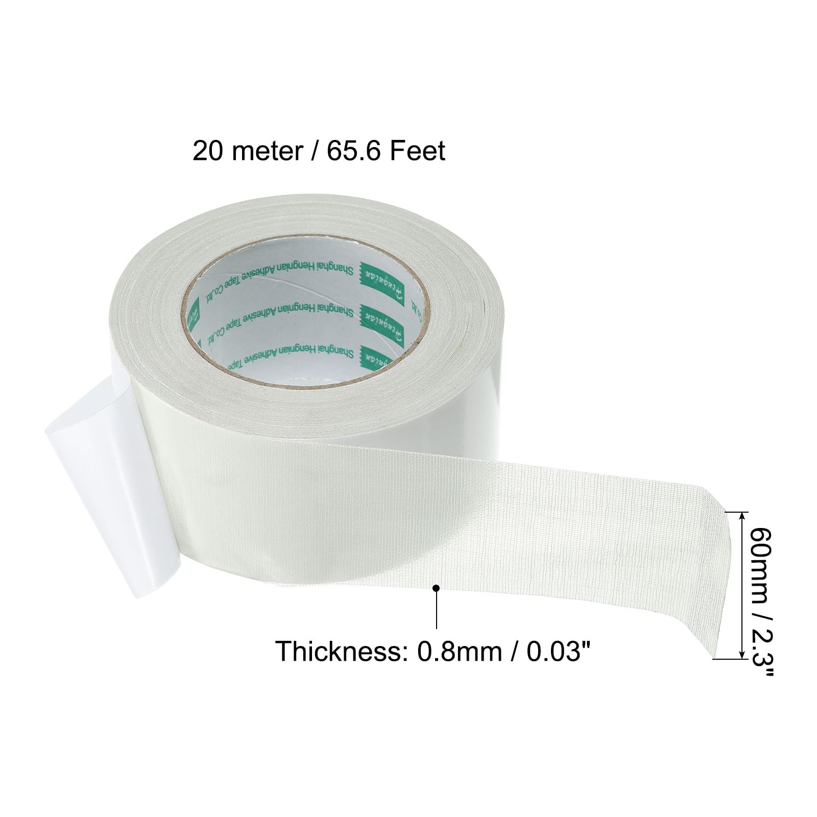 PATIKIL 2.3" x65.6 Ft(20m) Double Sided Fabric Tape - Image 2