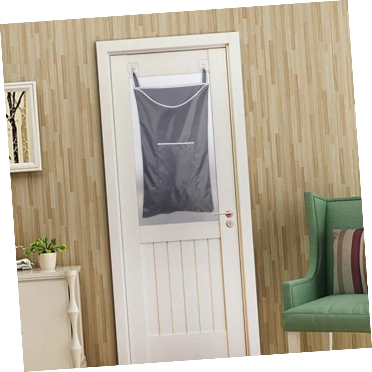 TOPBATHY 3pezzi Borsa Per Biancheria Sporca Grigio Pratica e Semplice Per Riporre Vestiti e Oggetti Per Casa e Lavanderia Maniglie Comode Per Facilitarne Trasporto
