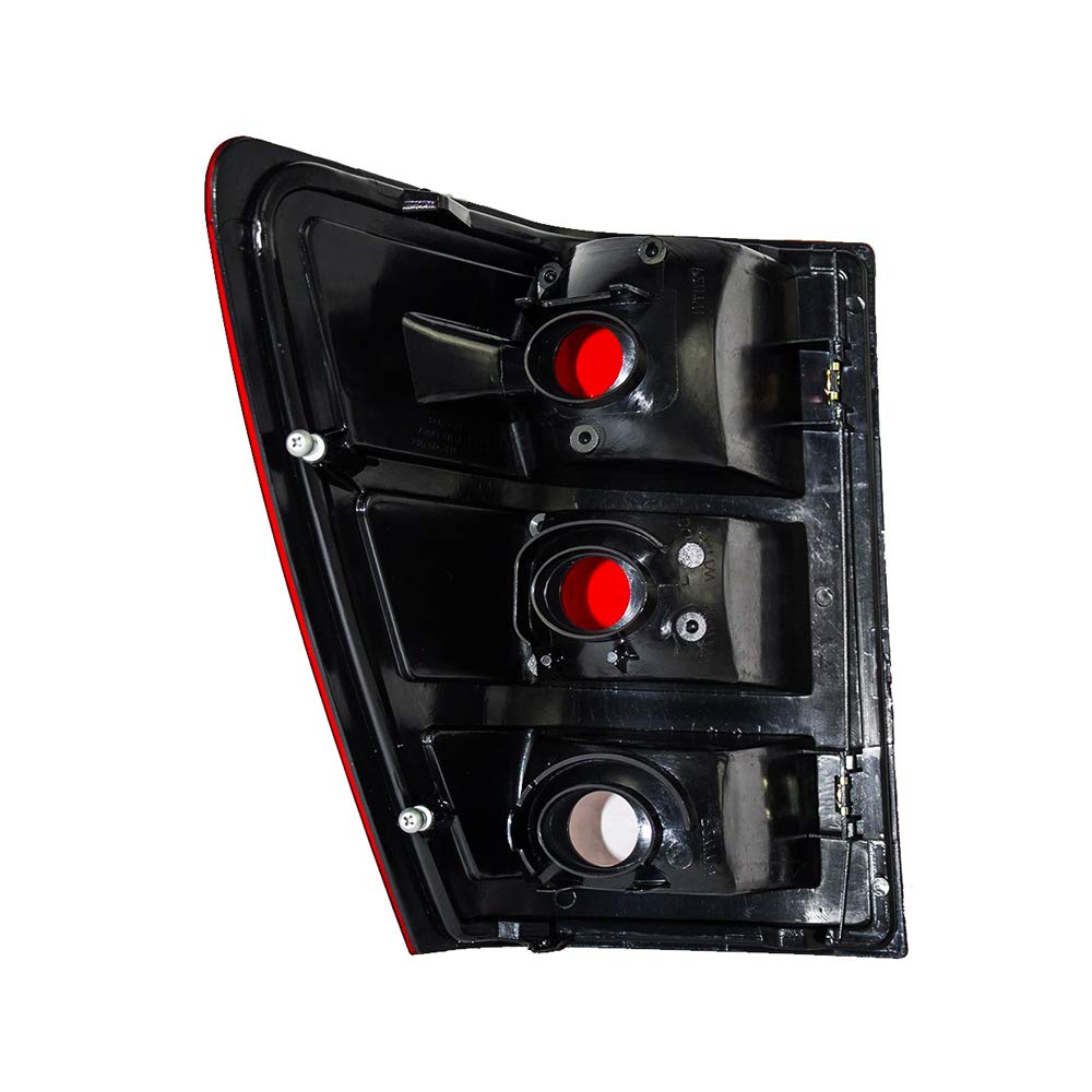 EPIC LIGHTING Rear Brake Tail Light Lens and Housing Assembly Replacement for Jeep 2005-2006 Grand Cherokee [ CH2801159 55156614AF 55156614AB 55156614AE ] Right Passenger Side RH