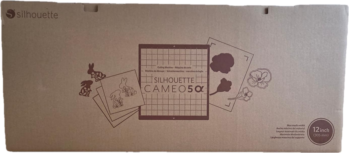Silhouette CAMEO 5 Alpha Macchina da Taglio, 30,5 cm, Nero Opaco