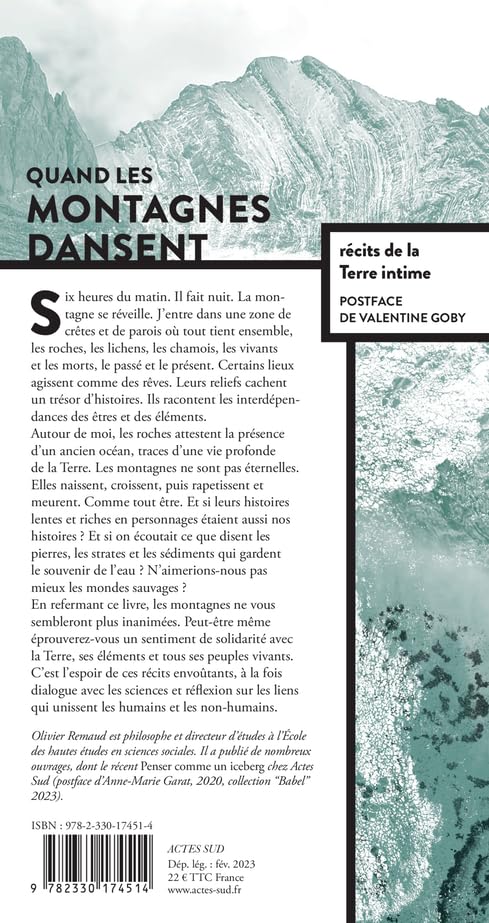 Quand les montagnes dansent: Récits de la terre intime