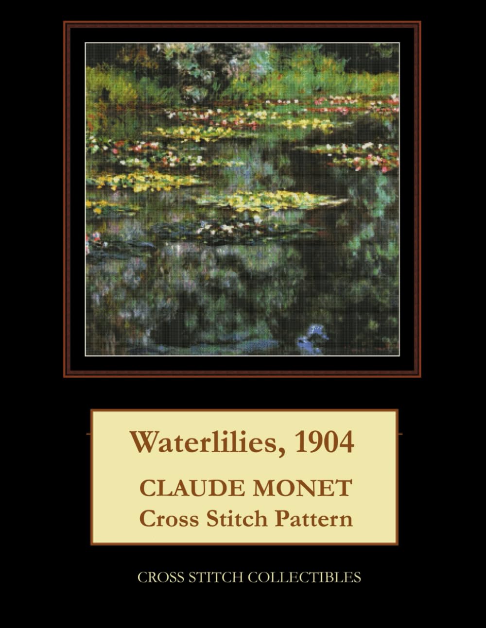 Waterlilies, 1904: Claude Monet Cross Stitch Pattern