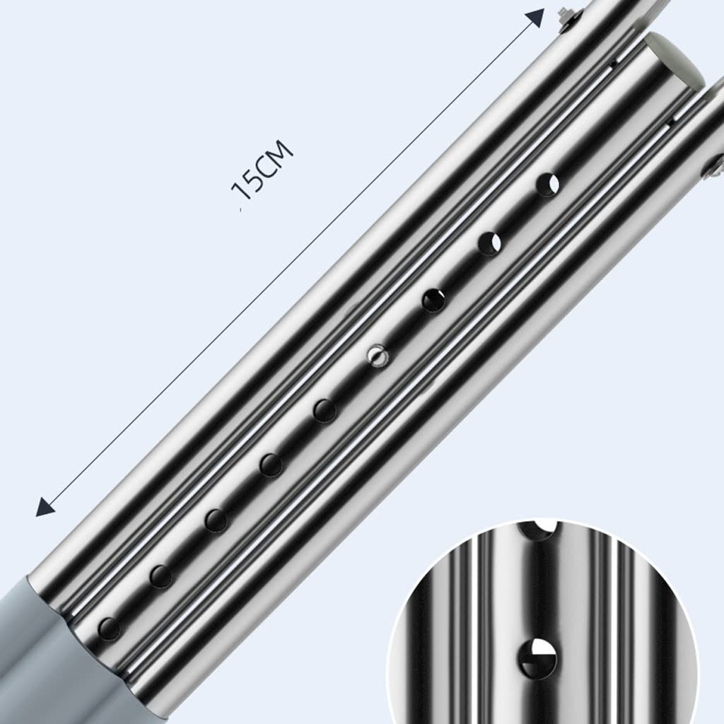 Muletas de bastón for Ancianos con Ayuda Antideslizante for Caminar for fracturas muletas for Axilas for Lesiones de Tobillo for jóvenes retráctiles (Size : 105-125cm)