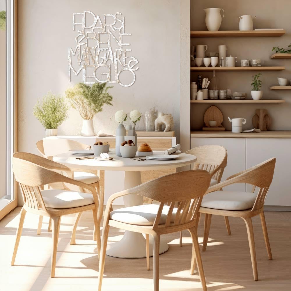 Letras de madera para colgar en la pared, diseño de fiar es bueno, hecho a mano, con frases de madera para colgar en la cocina