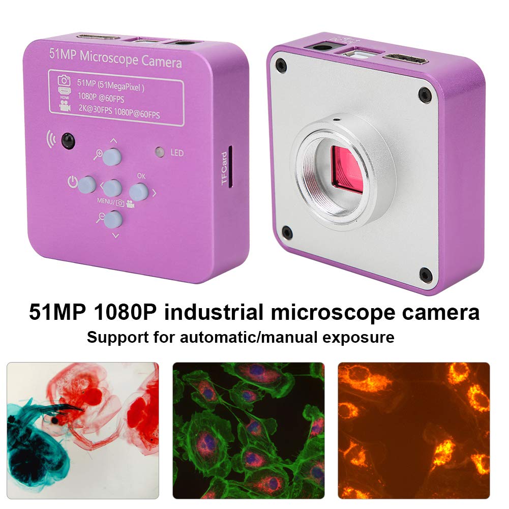 51MP 1080P 60FPS Mikroskop USB Aparat do naprawy telefonu Lupa (wtyczka 100-240 V EU)