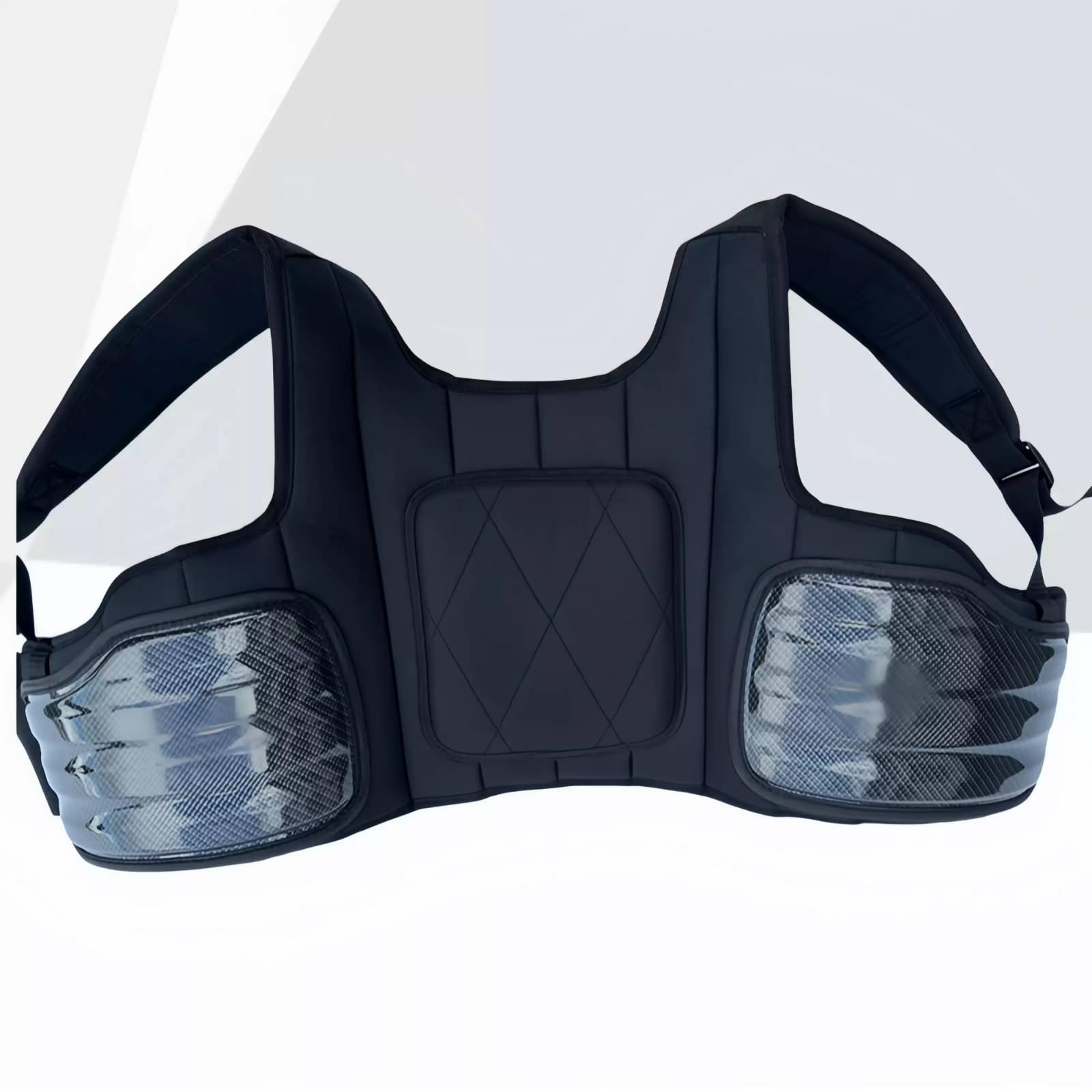 Equipo de Automovilismo Chaleco Antimpacto Deportivo Protector Pecho Dispersión de Impacto Diseño Confortable Adecuado para Entusiastas de Deportes de Motor , XL Busto 105-115 , Talla Única