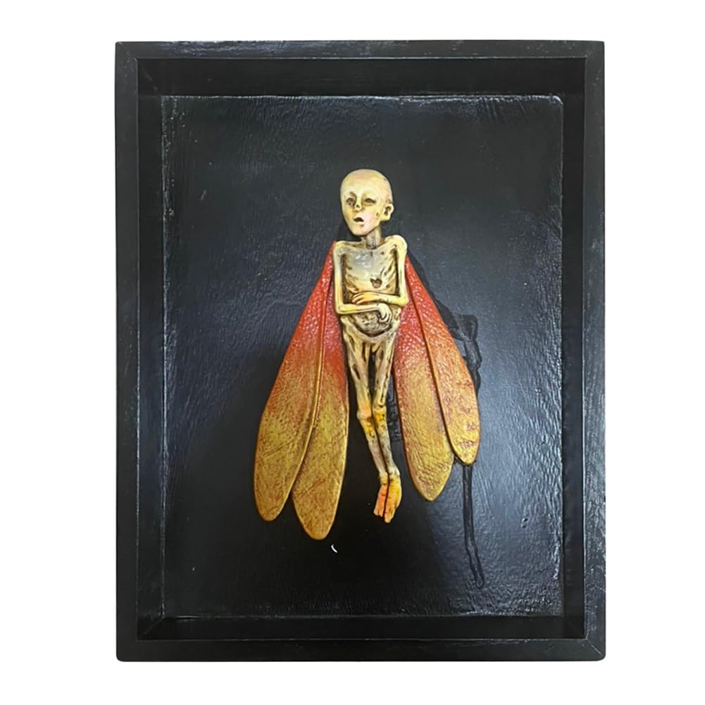 Décoration gothique pour la maison, fée Mummifiée, squelette de
