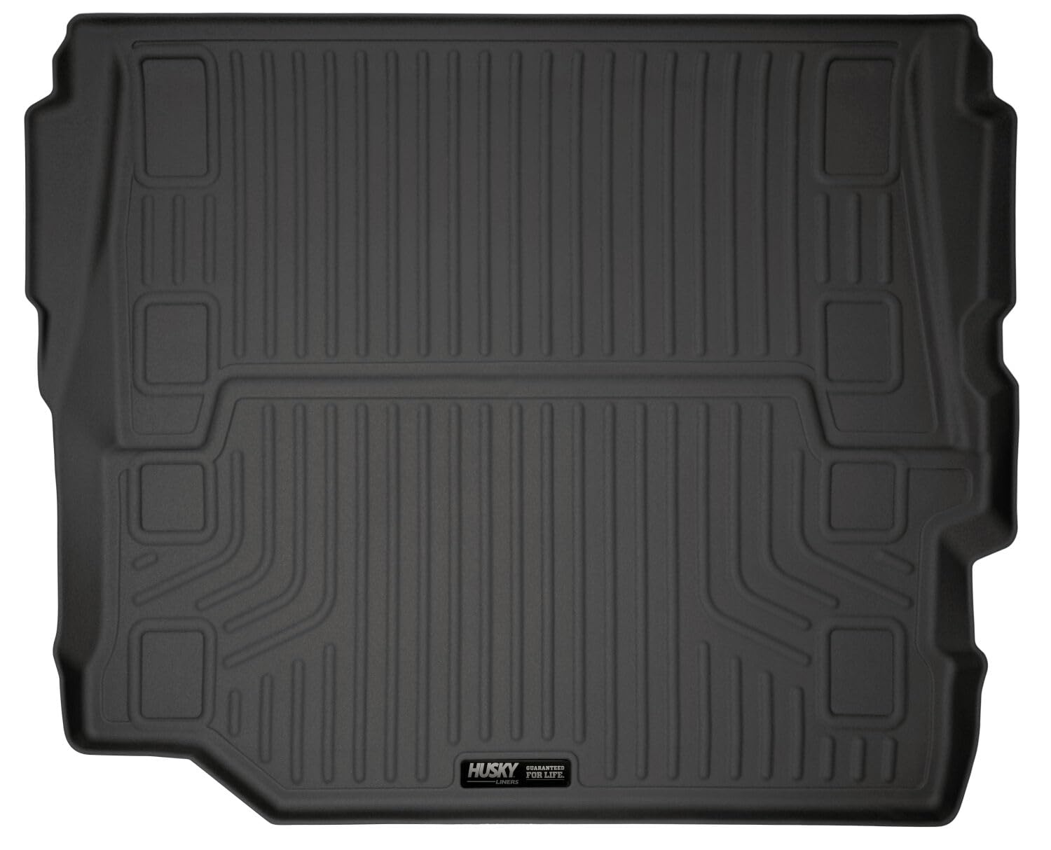 Husky Liners Weatherbeater Cargo Liner | Fits 2019-2025 Jeep Wrangler (JL) 2-Dr. & 2018 Jeep Wrangler (JK) | 1-pc Black - 20711