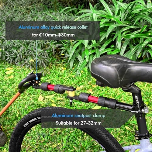 Mimoke Fahrradanhänger Adapter – Modularer Nylon-Komponenten-Design, Dämpfungs- und Lenksystem, für Fahrräder mit Sitzrohrdurchmesser 27-32 mm geeignet