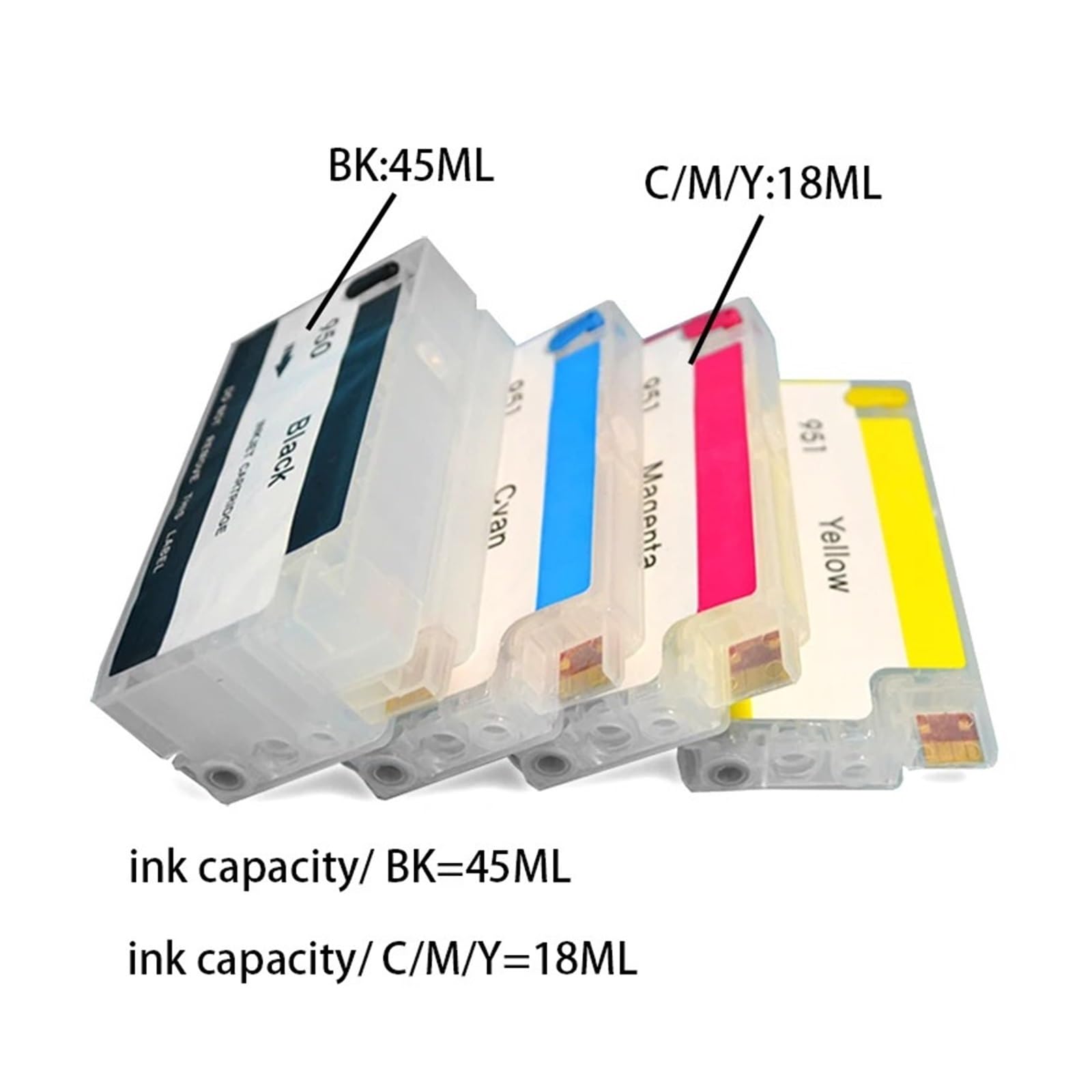4pcs 932XL 933 Cartuccia Inchiostro Compatibile Con HP